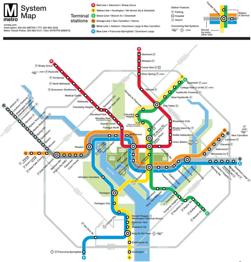 DC Metro Map PDF